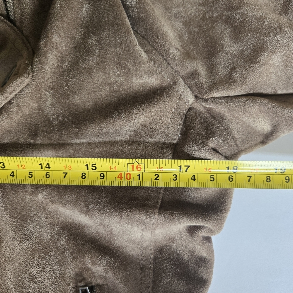 BLANKNYC Women's Taupe Suede Jacket.Size L - Picture 6 of 16